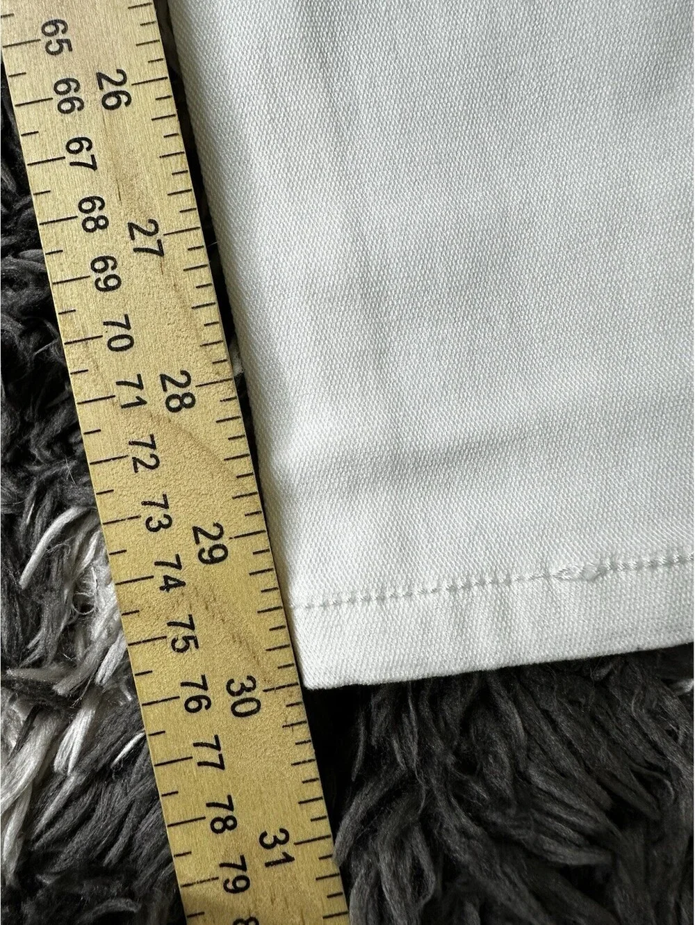 NWT Hybrid & Company Women's Hyper Stretch Skinny Pants White Size M